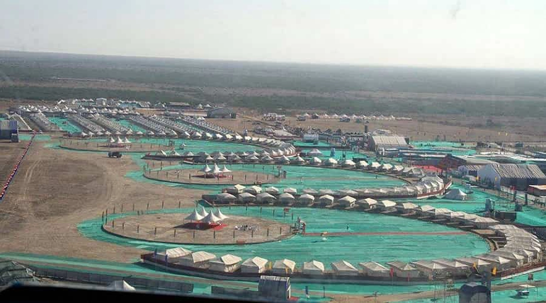 Rann Utsav desert festival view